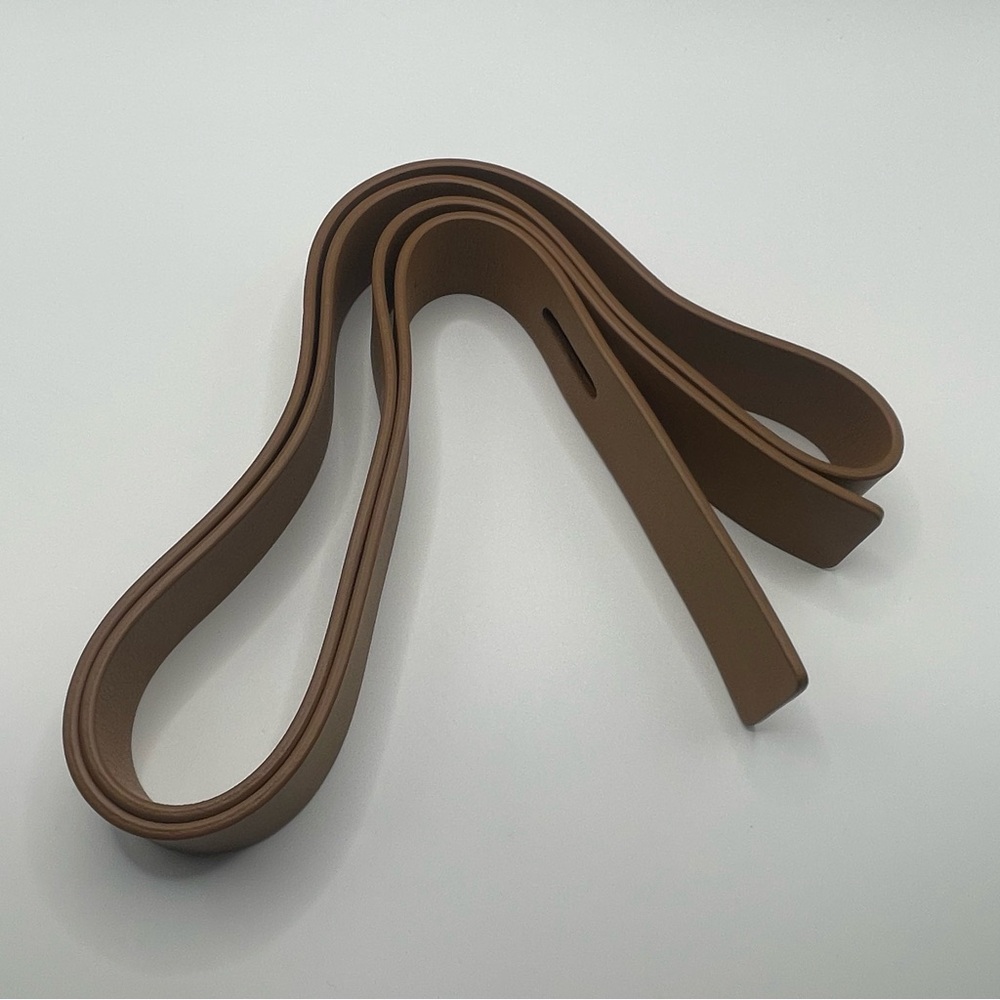 8 BY YOOX LEATHER KNOT WAIST BELT Large L Made In Italy Brown/Tan - Picture 4 of 7